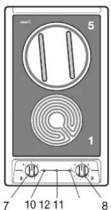 CDA HCG301 - CONTROL PANEL DESCRIPTION - 4