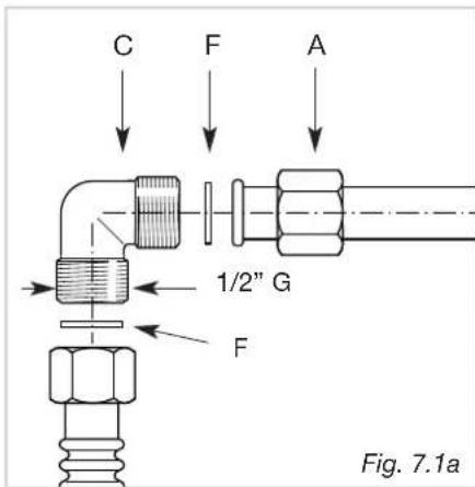 CDA HCG301 - Raccordement gaz pour: - 1