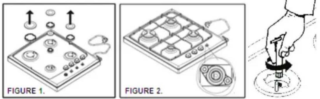 SILVERLINE CS 5306 - ADJUSTMENT OF HOB PER GAS TYPES - 1
