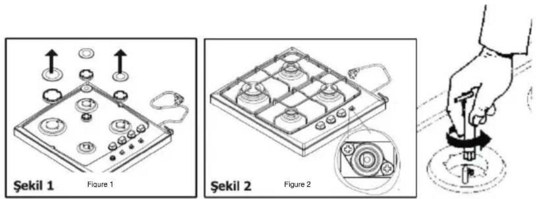 SILVERLINE AS 5283 - CONVERTIR LA PLAQUE DE CUISSON - 1