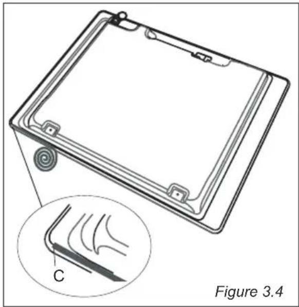 OCEANIC OCEACTG4IX - FIXATION LA PLAQUE DE CUISSON - 1