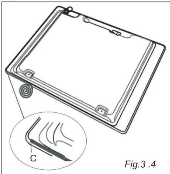 OCEANIC OCEACTG4IX - FASTENING THE INSTALLATION BRACKETS - 1