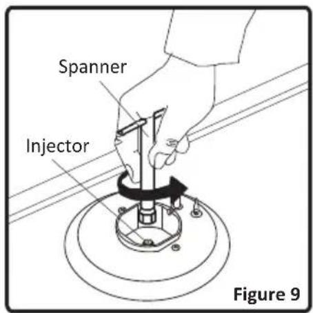 OCEANIC OCEACTG4FM - Changing injectors: - 1