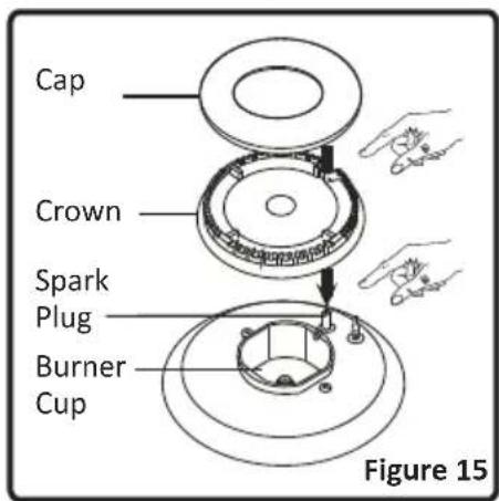 OCEANIC OCEACTG4FM - Control of the hob burners - 5