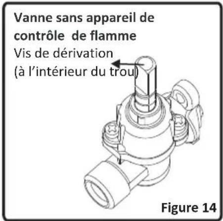 OCEANIC OCEACPM2G2V - Réglage de la position de flamme réduite : - 3