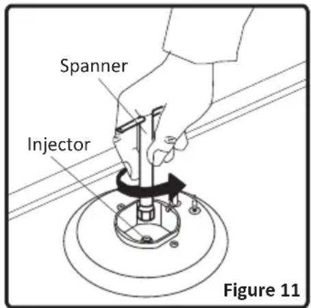 OCEANIC OCEACPM2G2V - Changing injectors: - 2