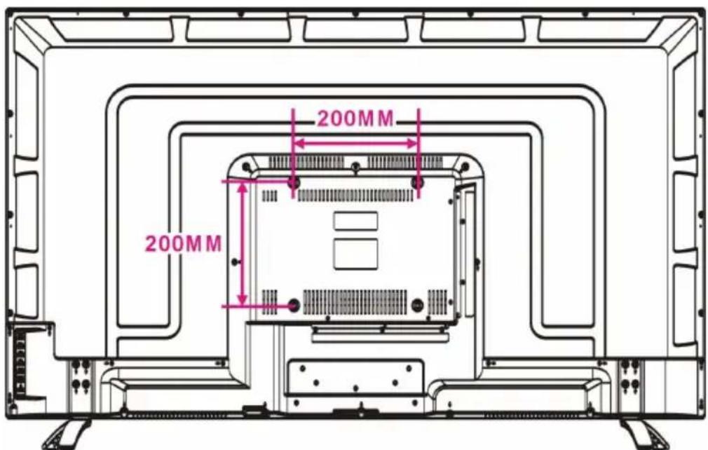 AKAI ATE55D1044K - WALL MOUNTING - 1