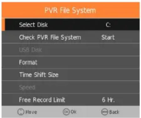 AKAI ATE55D1044K - PVR File System - 1