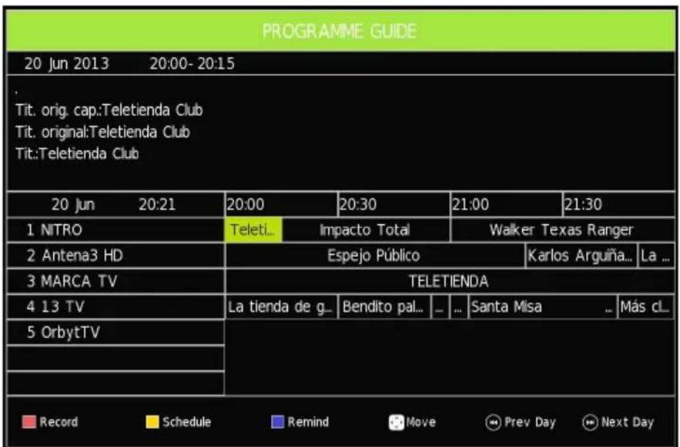 AKAI ATE55D1044K - GUIDE TV (EN MODE TNT UNIQUEMENT) - 1