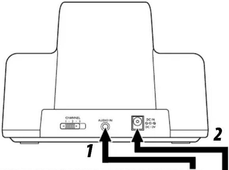 JVC HAW600RFG - Be sure to connect the AC adaptor after all other connections are complete. - 1