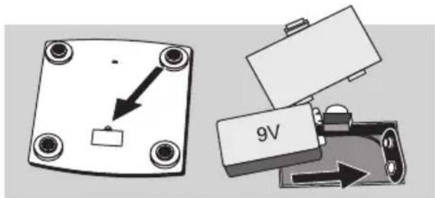 SOEHNLE Volga - Sostituzione delle batterie - 1