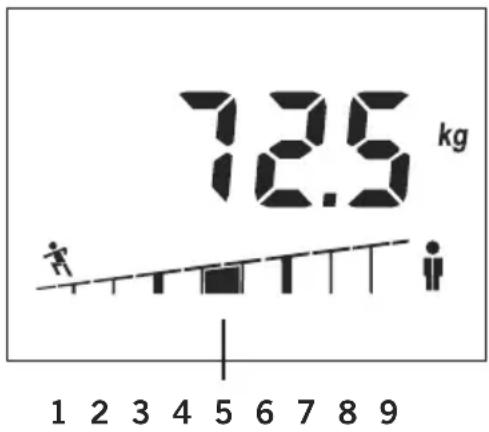 SOEHNLE Body Balance Shape F3 - Példa: - 3