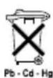 SOEHNLE Body Balance Shape F4 - Battery disposal EC Directive 2008/12/EC - 1