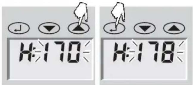 SOEHNLE Body Balance Pacific - Wprowadzanie danych - 2