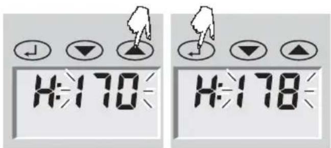 SOEHNLE Body Balance Pacific - Entrada de datos - 2