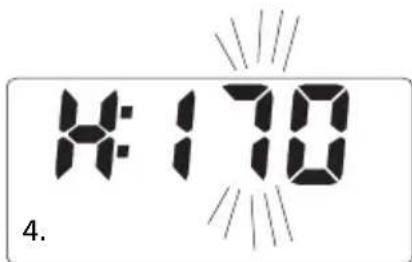 SOEHNLE Body Balance Slim F5 - ZADÁVÁNÍ UDAJU - 3