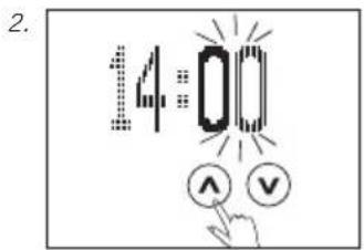 SOEHNLE Body Balance Comfort FS5 - Ustawianie zegara - 5