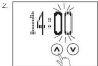 SOEHNLE Body Balance Comfort FS5 - Configurar la hora - 5