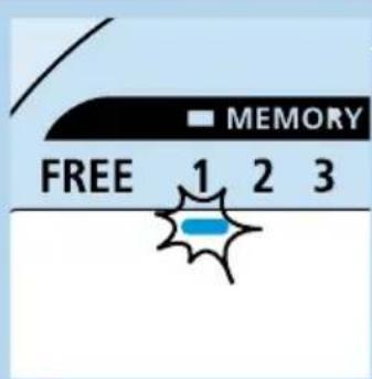 PHILIPS HF390 - Using the memory function - 2