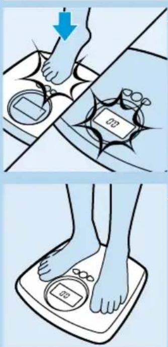 PHILIPS HF390 - Pesée sans l'indication du niveau de masse grasse - 1