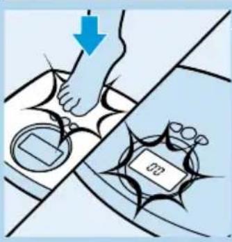 PHILIPS HF390 - Weighing without body fat indication - 1