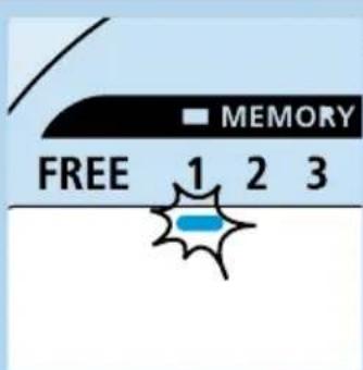 PHILIPS HF390 - Come usare la funzione memoria - 3