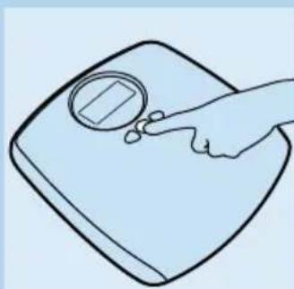 PHILIPS HF390 - Per pesarsi calculando la percentuale di grasso corporeo in modalità libera - 1