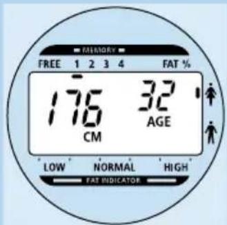 PHILIPS HF390 - Veiing med fettpresent i fri modus - 4