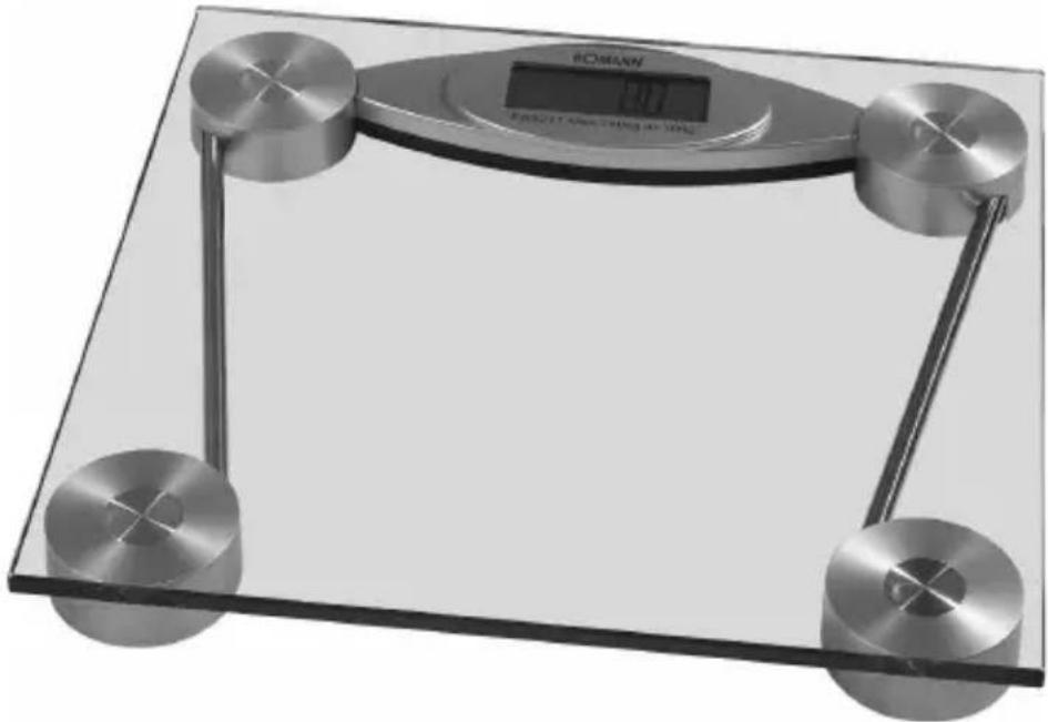BOMANN PW 1404 CB - Personenwaage - 1