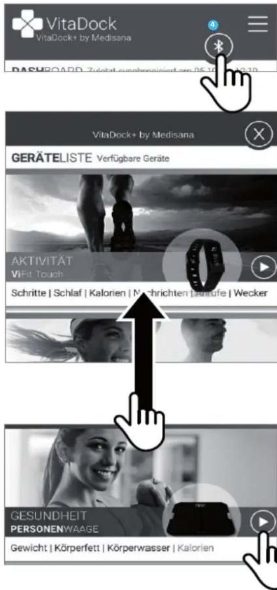 MEDISANA BS 440 Connect - Vázénía a prenos dat do aplikace VitaDock+ prostřednictvím Bluetooth - 5