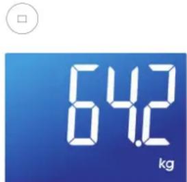 MEDISANA BS 440 Connect - B) Einstellen der persönlichen Daten auf der Waage / Gewichtsmessung mit Analysefunktion - 4