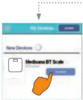 MEDISANA BS 430 Connect - C) Hozza létre a kapcsolatot a merleg és az okos Telefonja* közott - 7