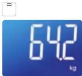 MEDISANA BS 430 Connect - A) Egyszeru tomegmérés a "Step-On" funkcióval - 2