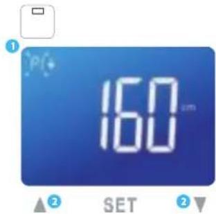 MEDISANA BS 430 Connect - B) Impostare i propri dati personali sulla bilancia - 1