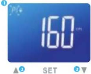 MEDISANA BS 430 Connect - B) Ustawianie danych osobistych na wadze - 2