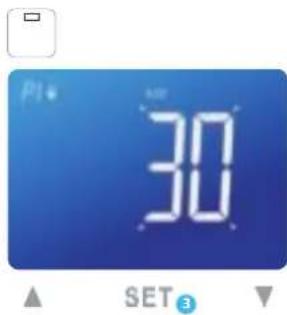 MEDISANA BS 430 Connect - B) A személyi adatok beállítása a mérlegen - 2