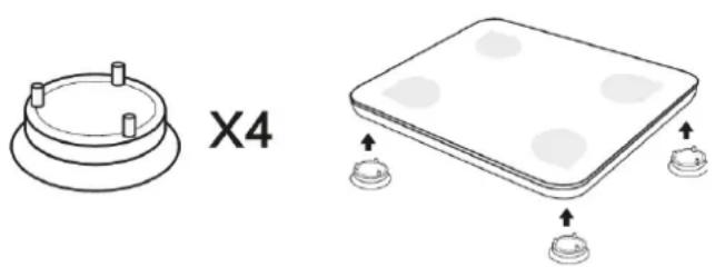 CASO BF4 - Montaje de las patas para alfombras - 1