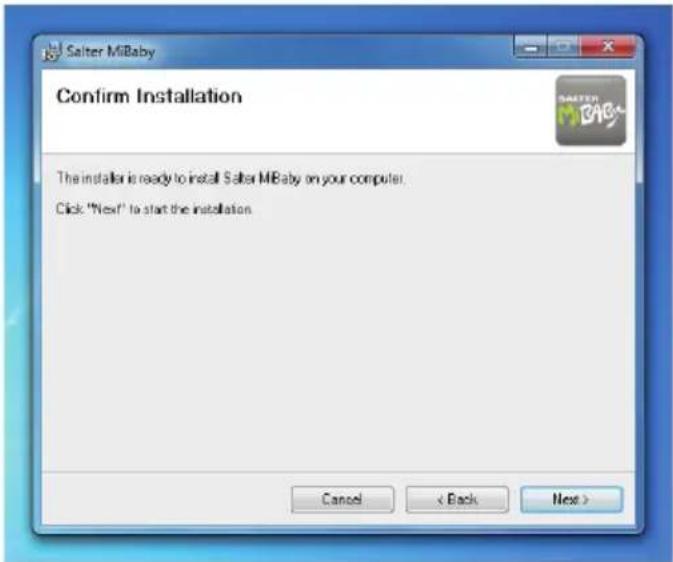SALTER 9042 WH3R MiBaby - INSTALACIÓN DEL SOFTWARE - 3