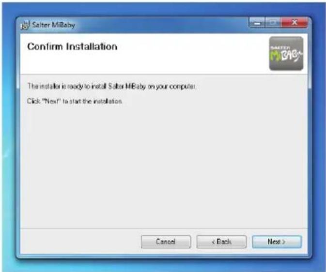 SALTER 9042 WH3R MiBaby - SOFTWARE-INSTALLATION - 3