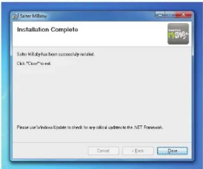 SALTER 9042 WH3R MiBaby - SOFTWARE-INSTALLATION - 5