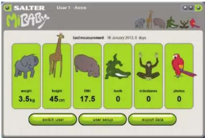 SALTER 9042 WH3R MiBaby - MiBaby SOFTWARE - 3
