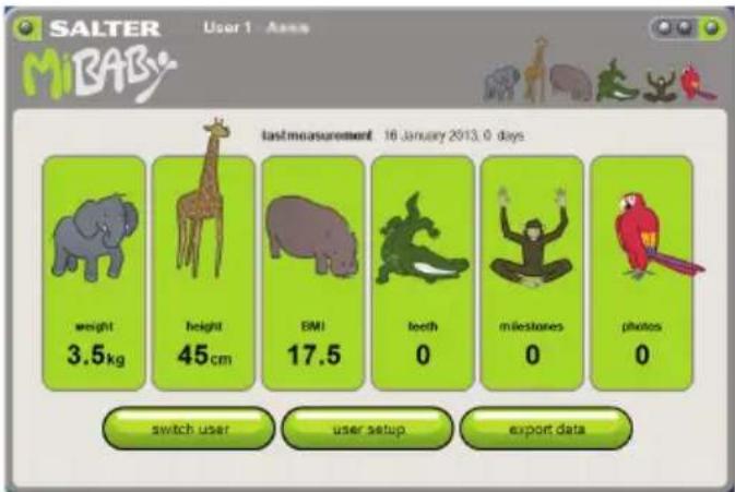 SALTER 9042 WH3R MiBaby - MiBaby SOFTWARE - 3
