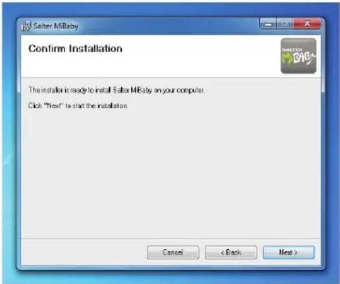 SALTER 9042 WH3R MiBaby - SOFTWARE INSTALLEREN - 2