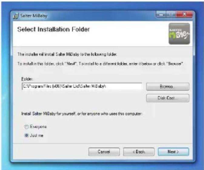 SALTER 9042 WH3R MiBaby - INSTALACIÓN DEL SOFTWARE - 2