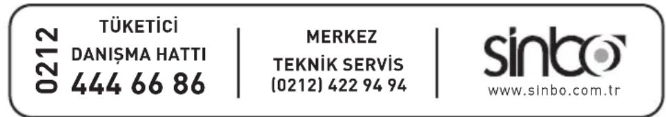 SINBO SBS 4419 - Degerli Musterimiz, - 1