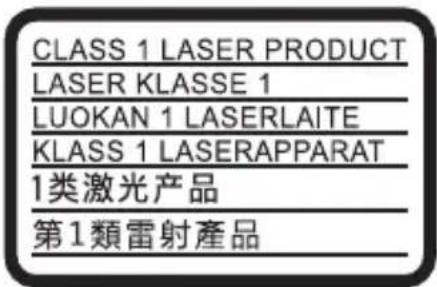 SONY BDPS3700 - AVVERTENZA - 2