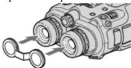 SONY DEV5K - Uso de la tapa del visor (DEV-5/5K) - 1