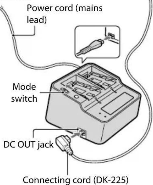 SONY DEV5K - Charging the battery pack installed into this product - 6