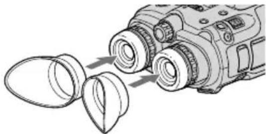 SONY DEV5K - Uso del ocular grande (DEV-5/5K) - 1