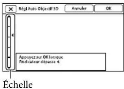 SONY DEV5K - Réglez l'objectif 3D. - 1